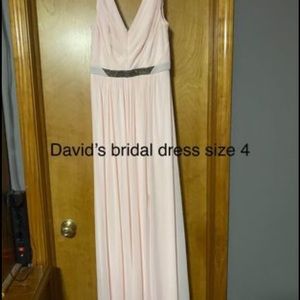 David’s bridal bridesmaid dress
